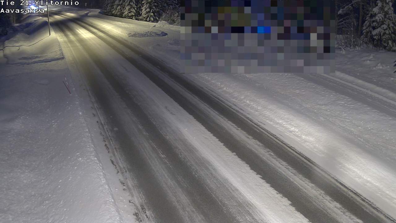 Weather Camera Image Väg 21 Ylitornio_Aavasaksa, Muonio, Lappi