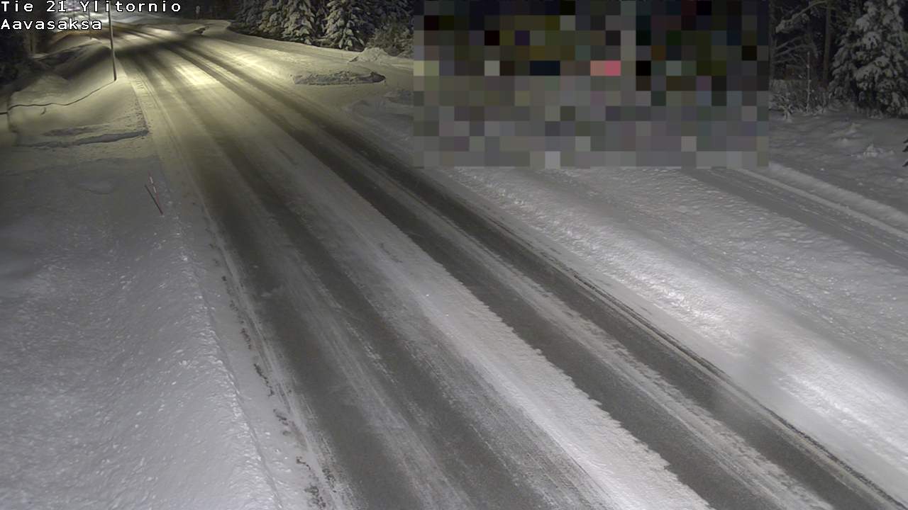 Weather Camera Image Väg 21 Ylitornio_Aavasaksa, Muonio, Lappi