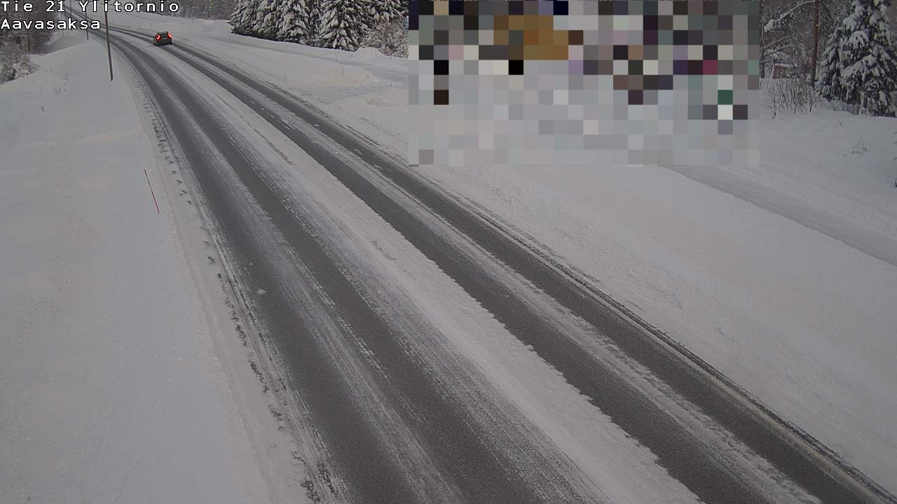 Weather Camera Image Väg 21 Ylitornio_Aavasaksa, Muonio, Lappi