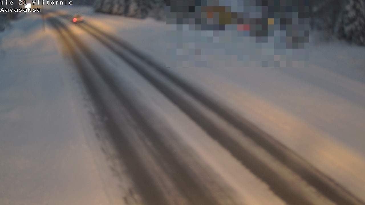 Weather Camera Image Väg 21 Ylitornio_Aavasaksa, Muonio, Lappi