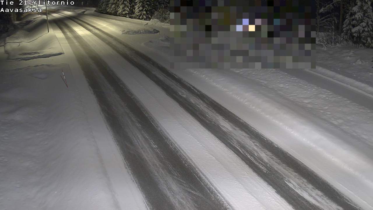 Weather Camera Image Väg 21 Ylitornio_Aavasaksa, Muonio, Lappi