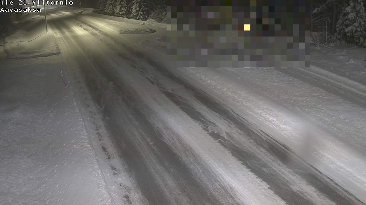 Weather Camera Image Väg 21 Ylitornio_Aavasaksa, Muonio, Lappi