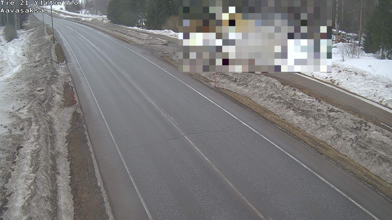 Weather Camera Image Väg 21 Ylitornio_Aavasaksa, Muonio, Lappi