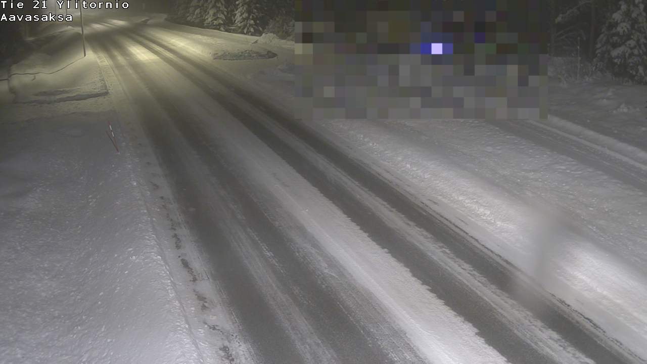 Weather Camera Image Väg 21 Ylitornio_Aavasaksa, Muonio, Lappi