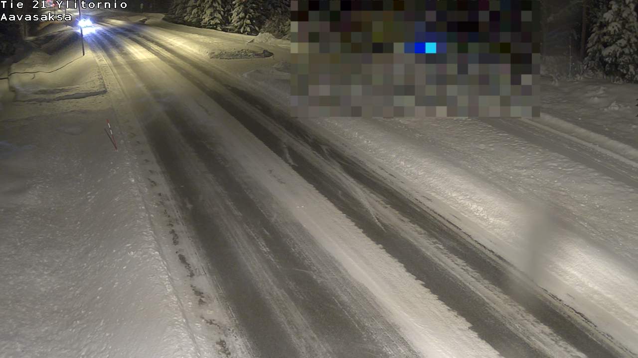 Weather Camera Image Väg 21 Ylitornio_Aavasaksa, Muonio, Lappi