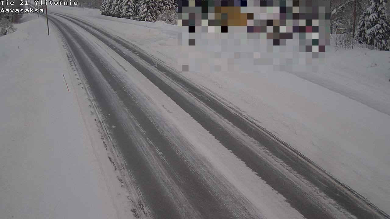 Weather Camera Image Väg 21 Ylitornio_Aavasaksa, Muonio, Lappi