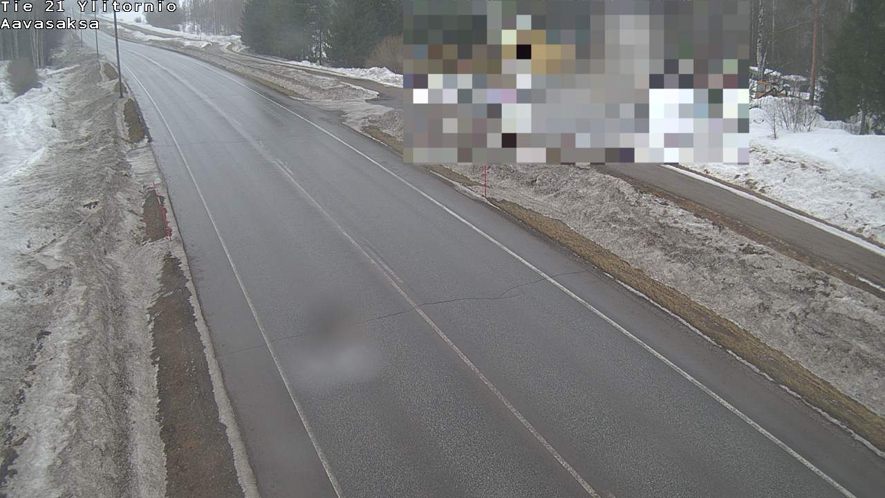 Weather Camera Image Väg 21 Ylitornio_Aavasaksa, Muonio, Lappi
