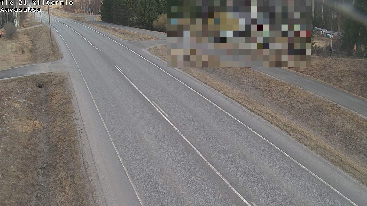 Weather Camera Image Väg 21 Ylitornio_Aavasaksa, Muonio, Lappi