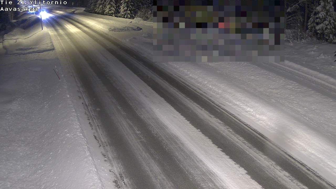 Weather Camera Image Väg 21 Ylitornio_Aavasaksa, Muonio, Lappi