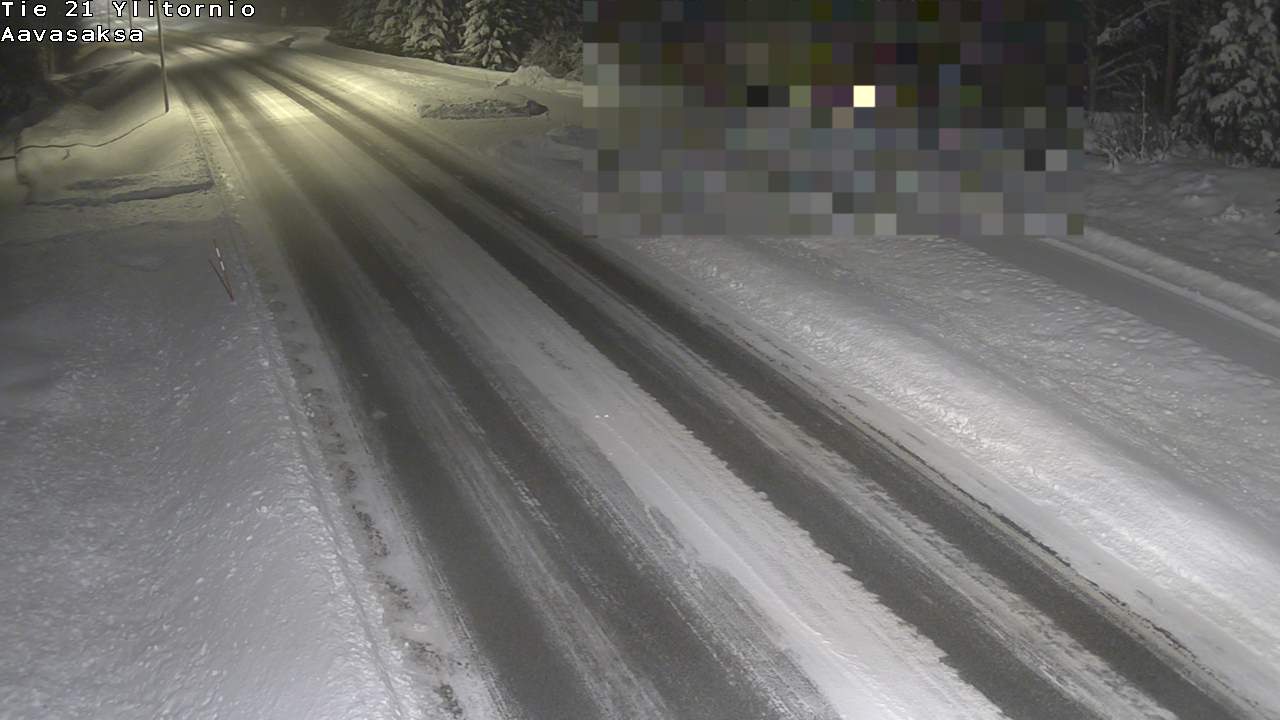 Weather Camera Image Väg 21 Ylitornio_Aavasaksa, Muonio, Lappi