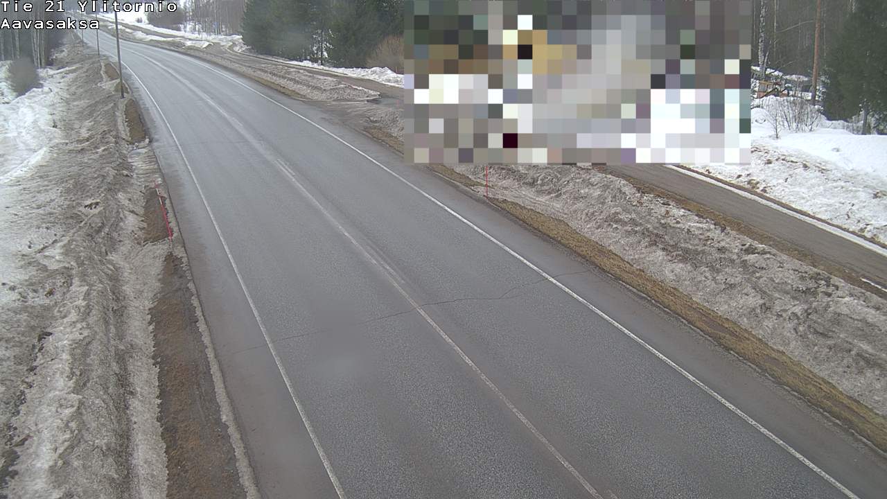 Weather Camera Image Väg 21 Ylitornio_Aavasaksa, Muonio, Lappi