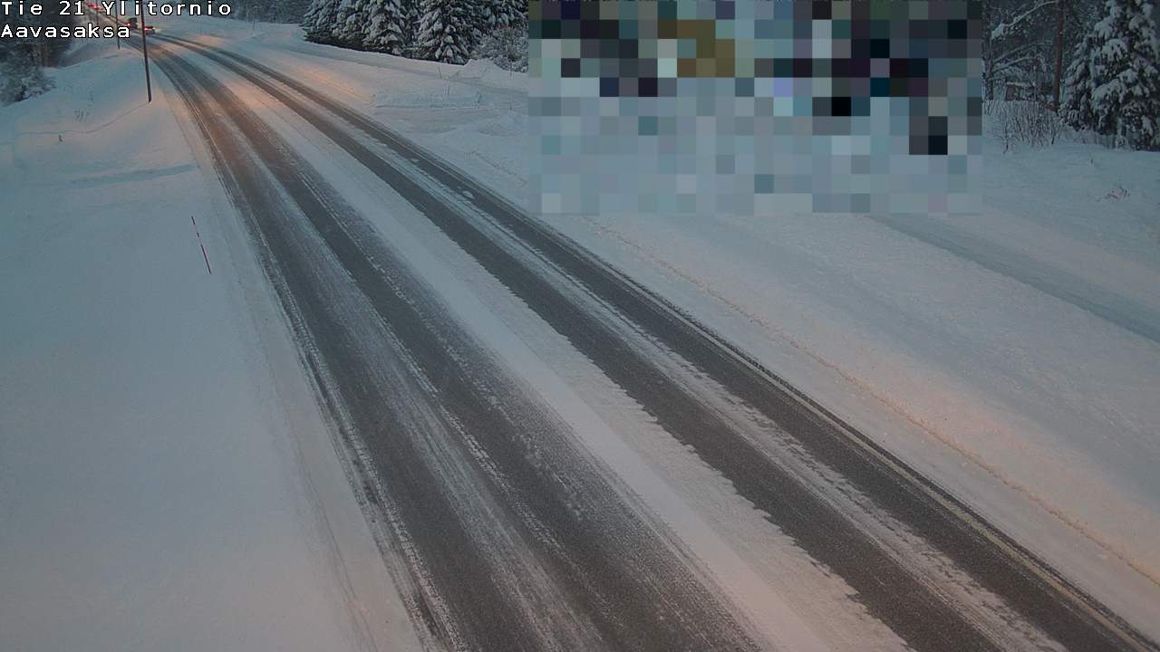 Weather Camera Image Väg 21 Ylitornio_Aavasaksa, Muonio, Lappi