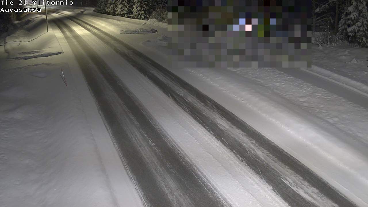 Weather Camera Image Väg 21 Ylitornio_Aavasaksa, Muonio, Lappi