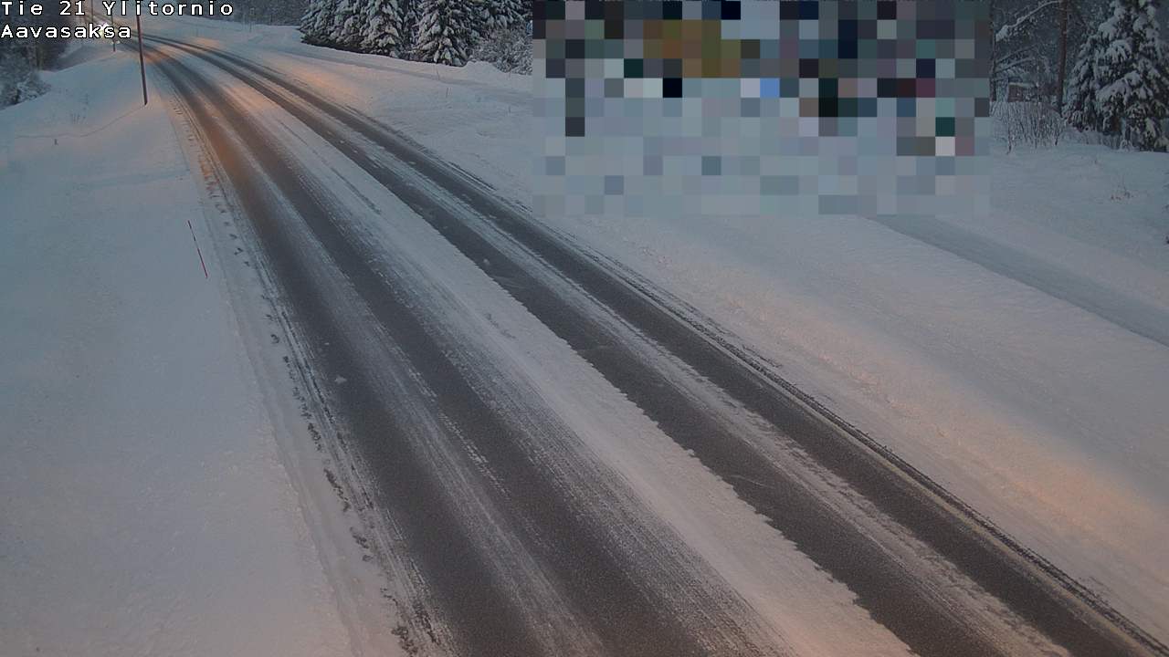 Weather Camera Image Väg 21 Ylitornio_Aavasaksa, Muonio, Lappi