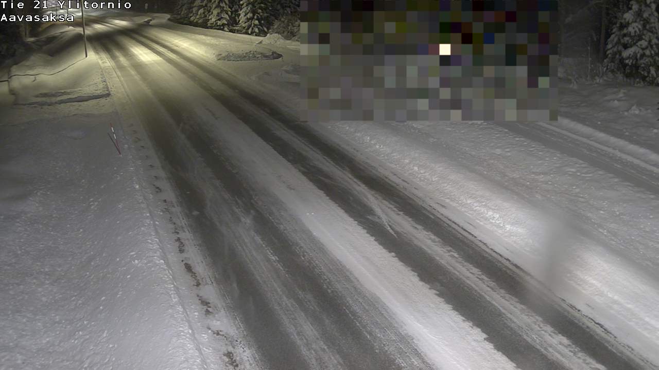 Weather Camera Image Väg 21 Ylitornio_Aavasaksa, Muonio, Lappi