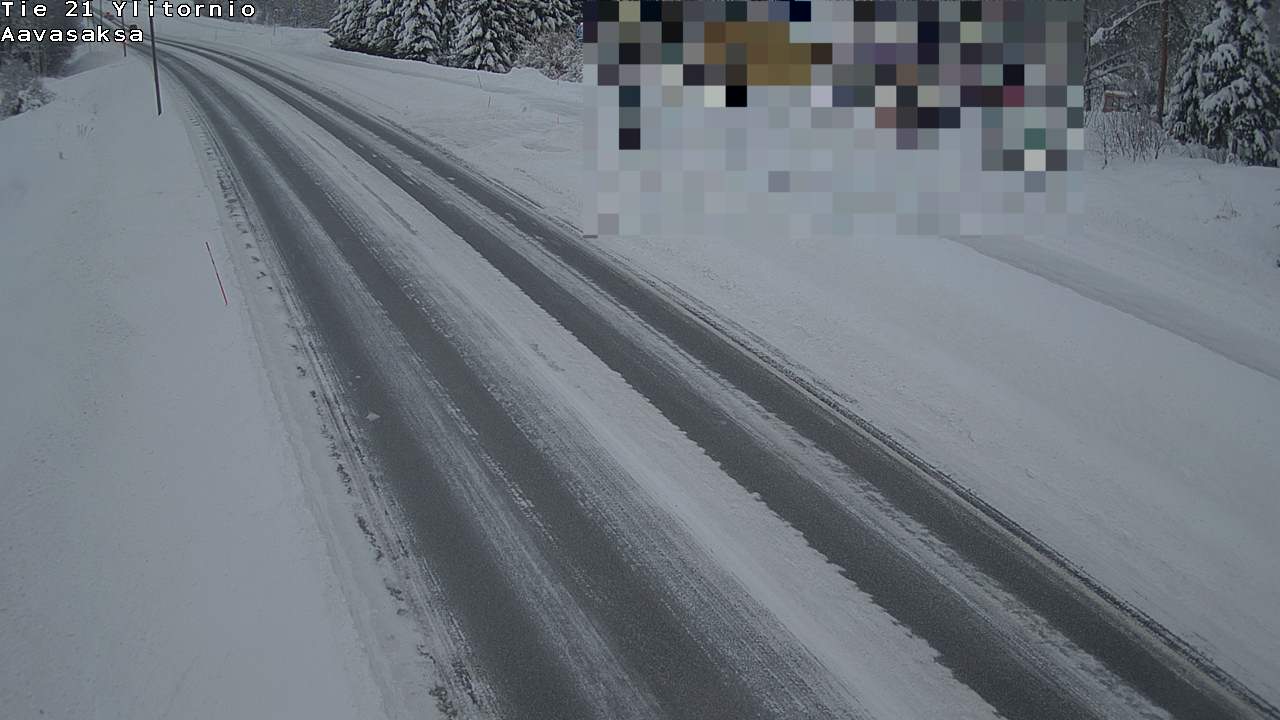 Weather Camera Image Väg 21 Ylitornio_Aavasaksa, Muonio, Lappi
