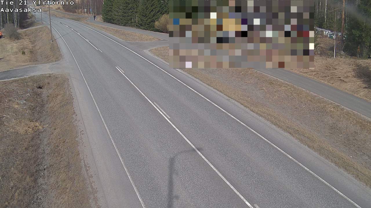 Weather Camera Image Väg 21 Ylitornio_Aavasaksa, Muonio, Lappi