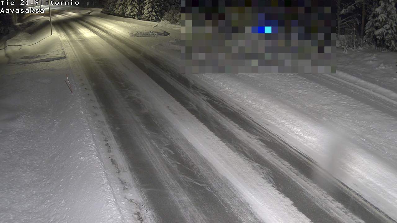 Weather Camera Image Väg 21 Ylitornio_Aavasaksa, Muonio, Lappi