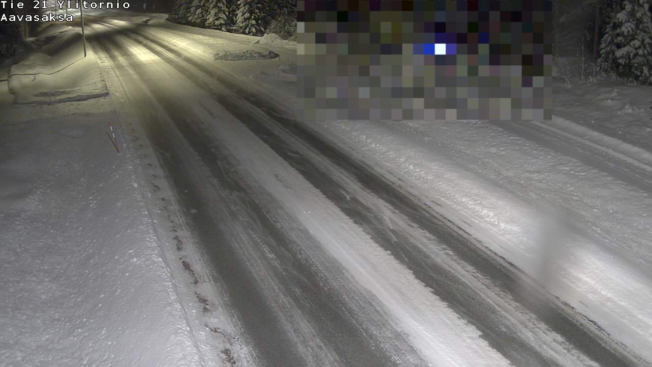 Weather Camera Image Väg 21 Ylitornio_Aavasaksa, Muonio, Lappi