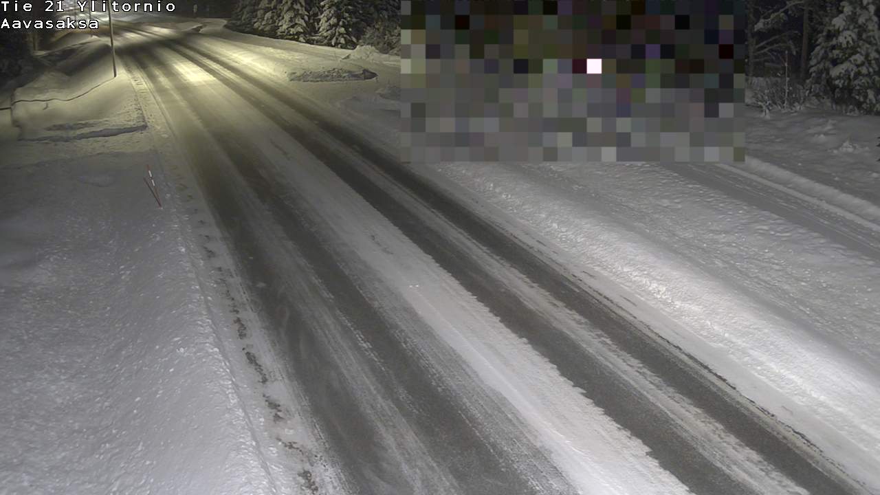 Weather Camera Image Väg 21 Ylitornio_Aavasaksa, Muonio, Lappi