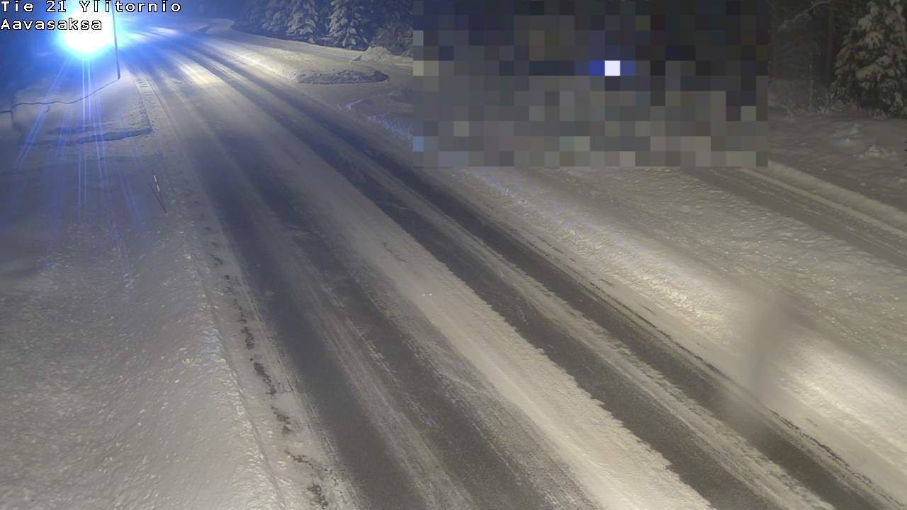 Weather Camera Image Väg 21 Ylitornio_Aavasaksa, Muonio, Lappi