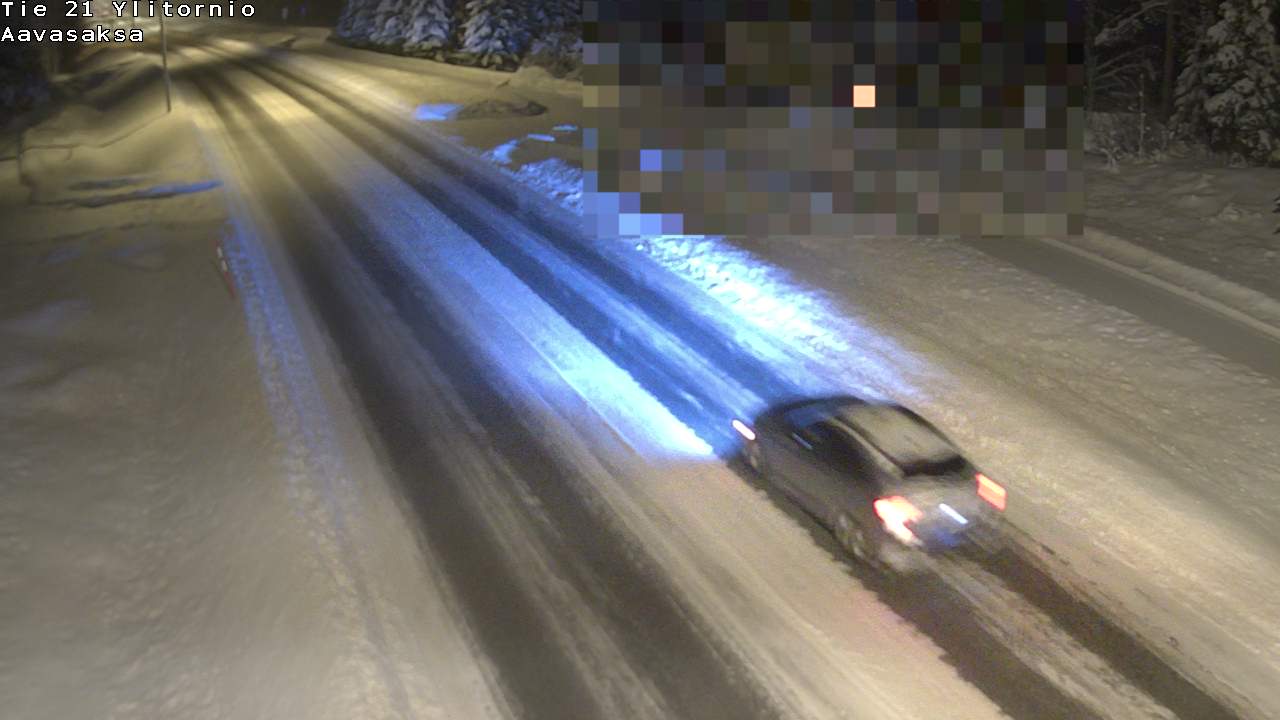 Weather Camera Image Väg 21 Ylitornio_Aavasaksa, Muonio, Lappi