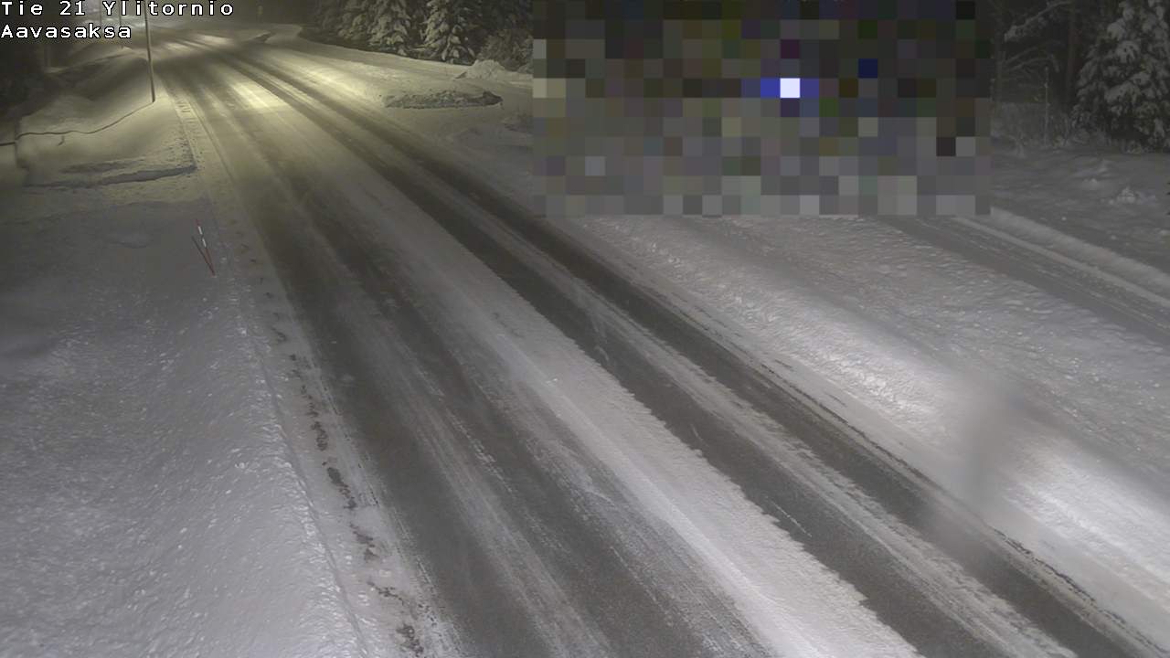 Weather Camera Image Väg 21 Ylitornio_Aavasaksa, Muonio, Lappi