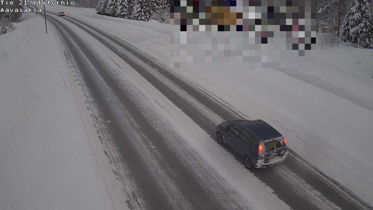 Weather Camera Image Väg 21 Ylitornio_Aavasaksa, Muonio, Lappi