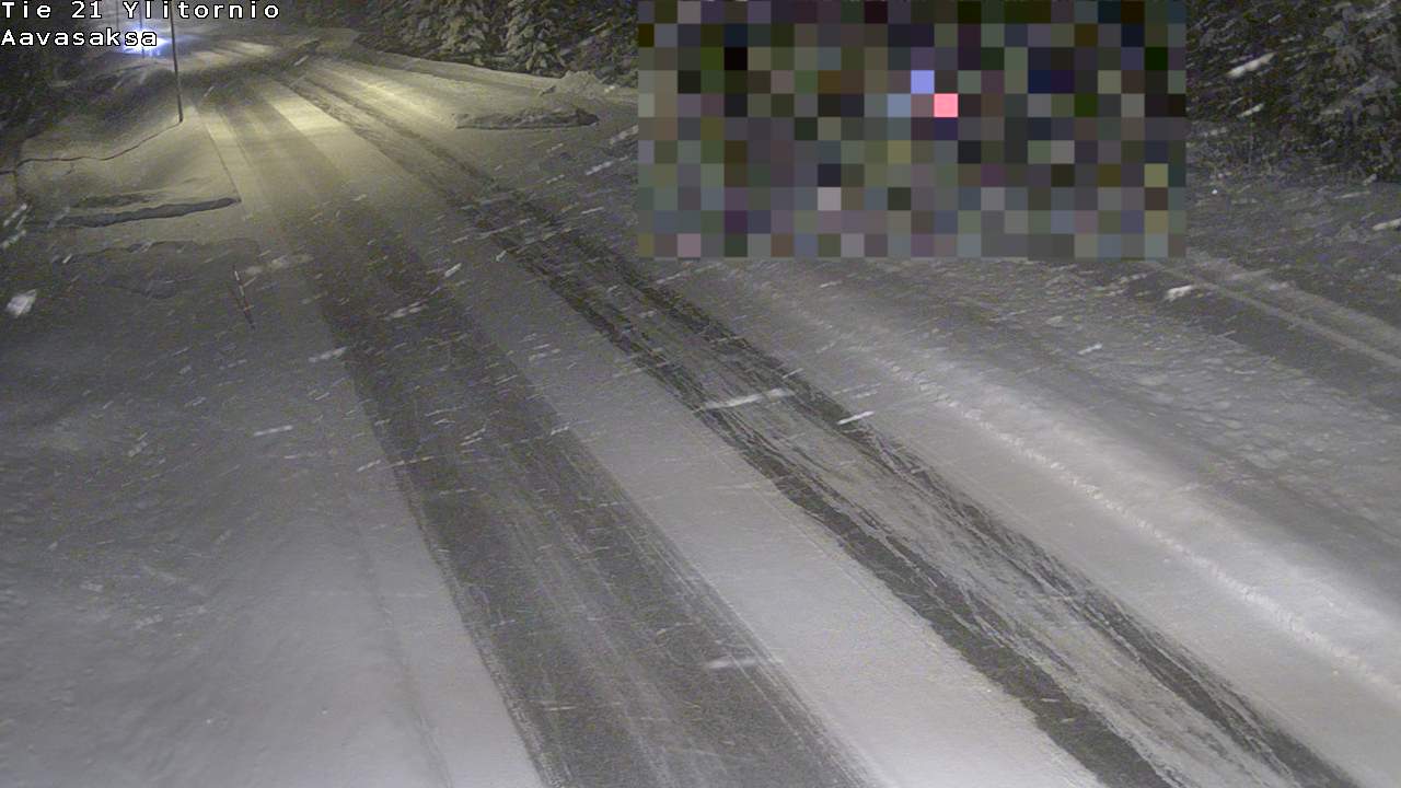 Weather Camera Image Väg 21 Ylitornio_Aavasaksa, Muonio, Lappi