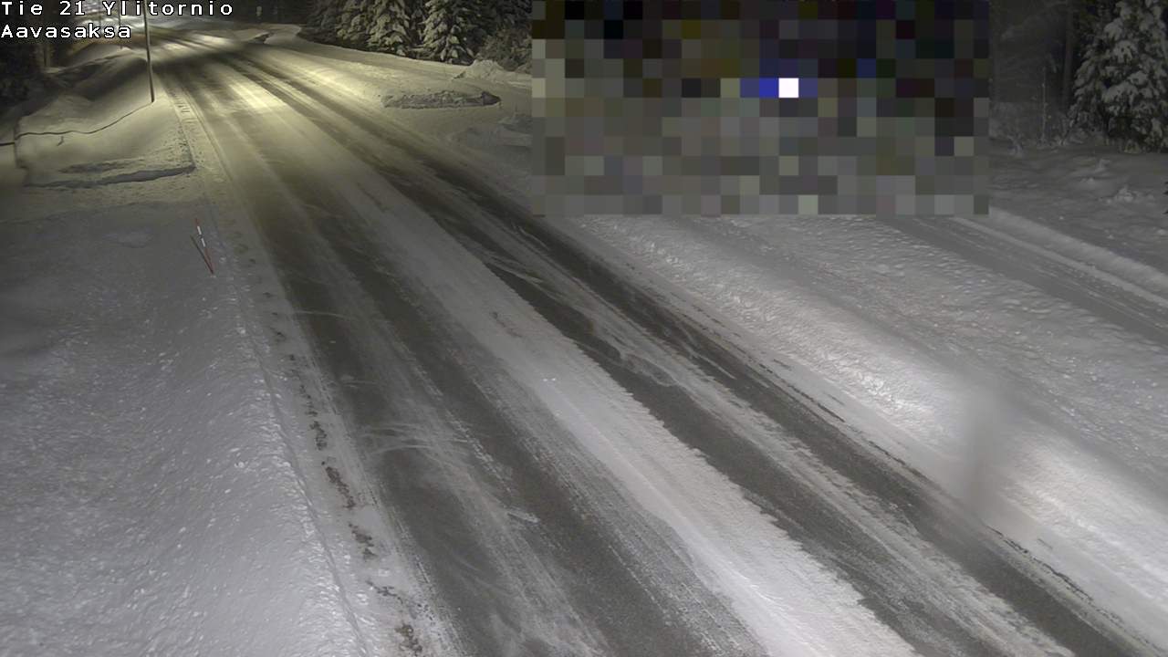 Weather Camera Image Väg 21 Ylitornio_Aavasaksa, Muonio, Lappi