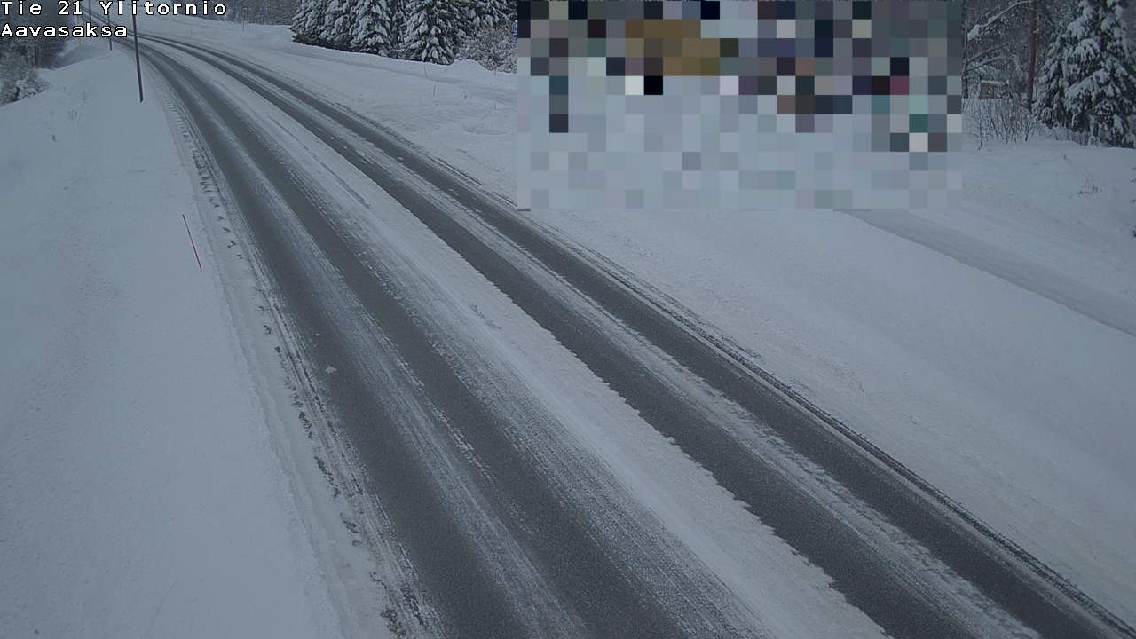 Weather Camera Image Väg 21 Ylitornio_Aavasaksa, Muonio, Lappi