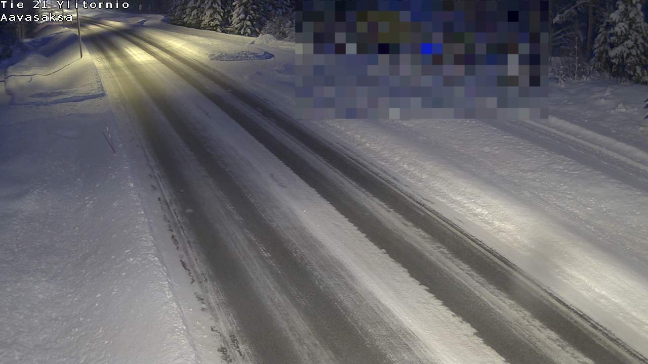 Weather Camera Image Väg 21 Ylitornio_Aavasaksa, Muonio, Lappi
