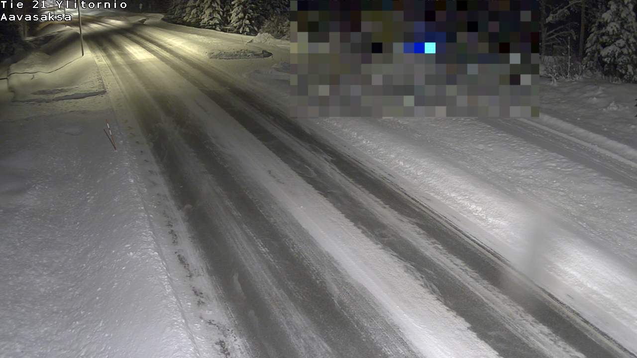 Weather Camera Image Väg 21 Ylitornio_Aavasaksa, Muonio, Lappi