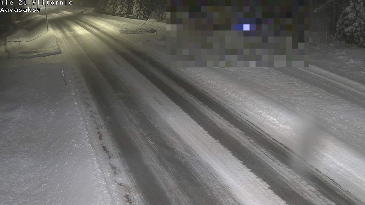 Weather Camera Image Väg 21 Ylitornio_Aavasaksa, Muonio, Lappi