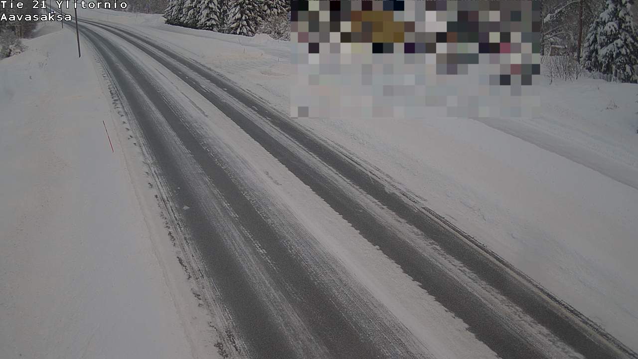 Weather Camera Image Väg 21 Ylitornio_Aavasaksa, Muonio, Lappi