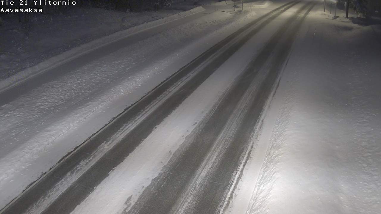Weather Camera Image Väg 21 Ylitornio_Aavasaksa, Muonio, Lappi