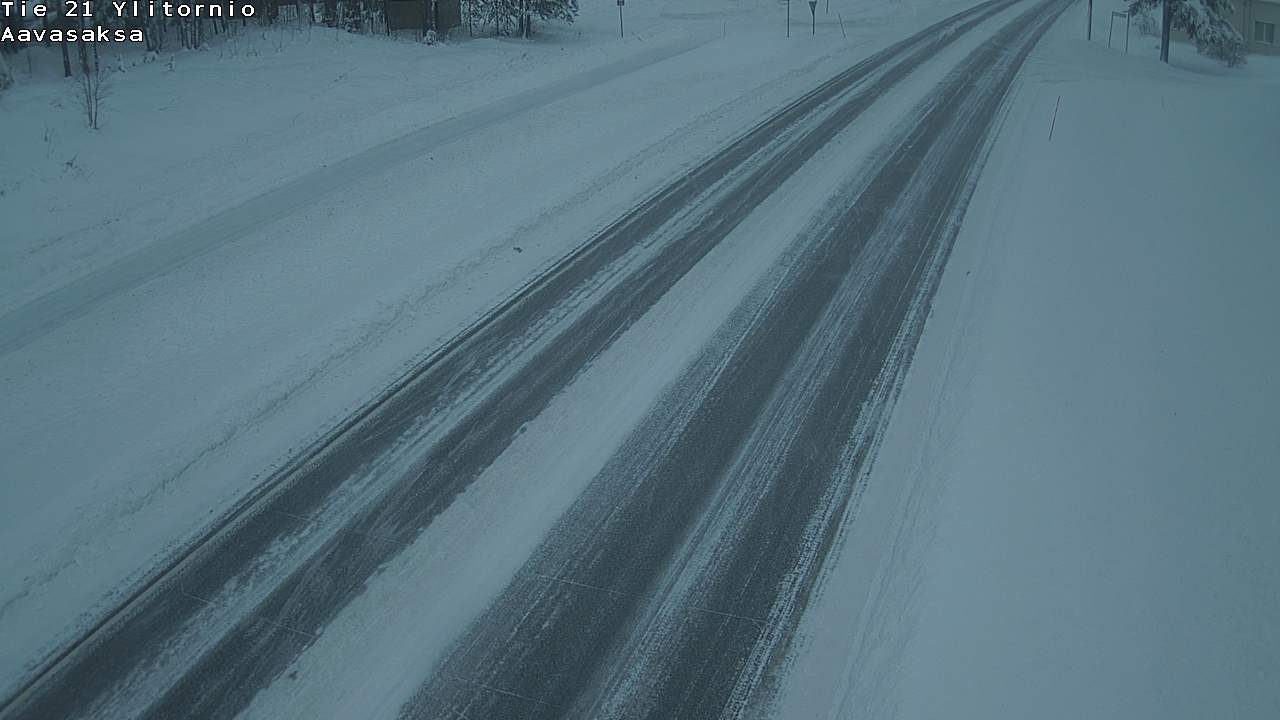 Weather Camera Image Väg 21 Ylitornio_Aavasaksa, Muonio, Lappi
