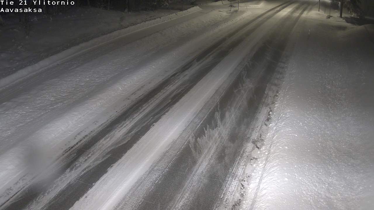 Weather Camera Image Väg 21 Ylitornio_Aavasaksa, Muonio, Lappi