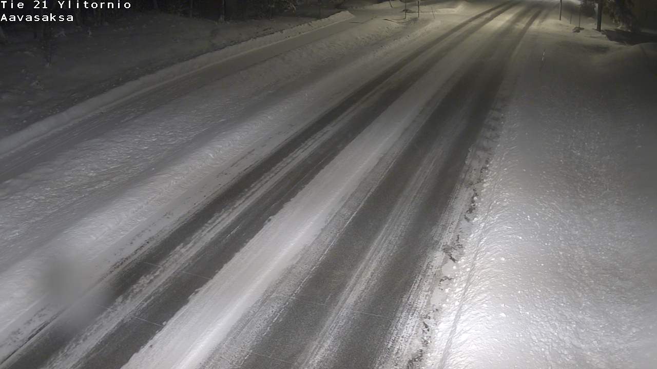 Weather Camera Image Väg 21 Ylitornio_Aavasaksa, Muonio, Lappi