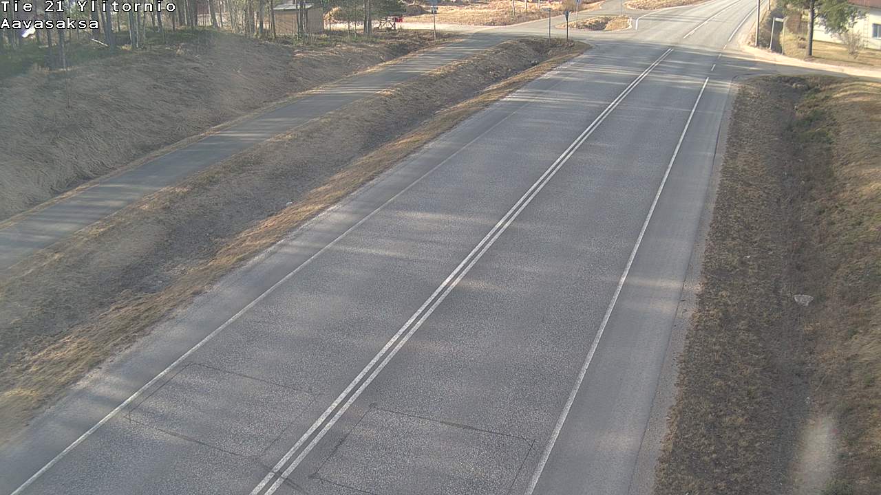 Weather Camera Image Väg 21 Ylitornio_Aavasaksa, Muonio, Lappi