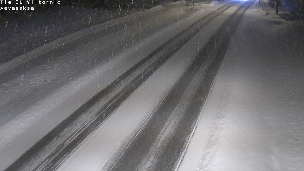 Weather Camera Image Väg 21 Ylitornio_Aavasaksa, Muonio, Lappi