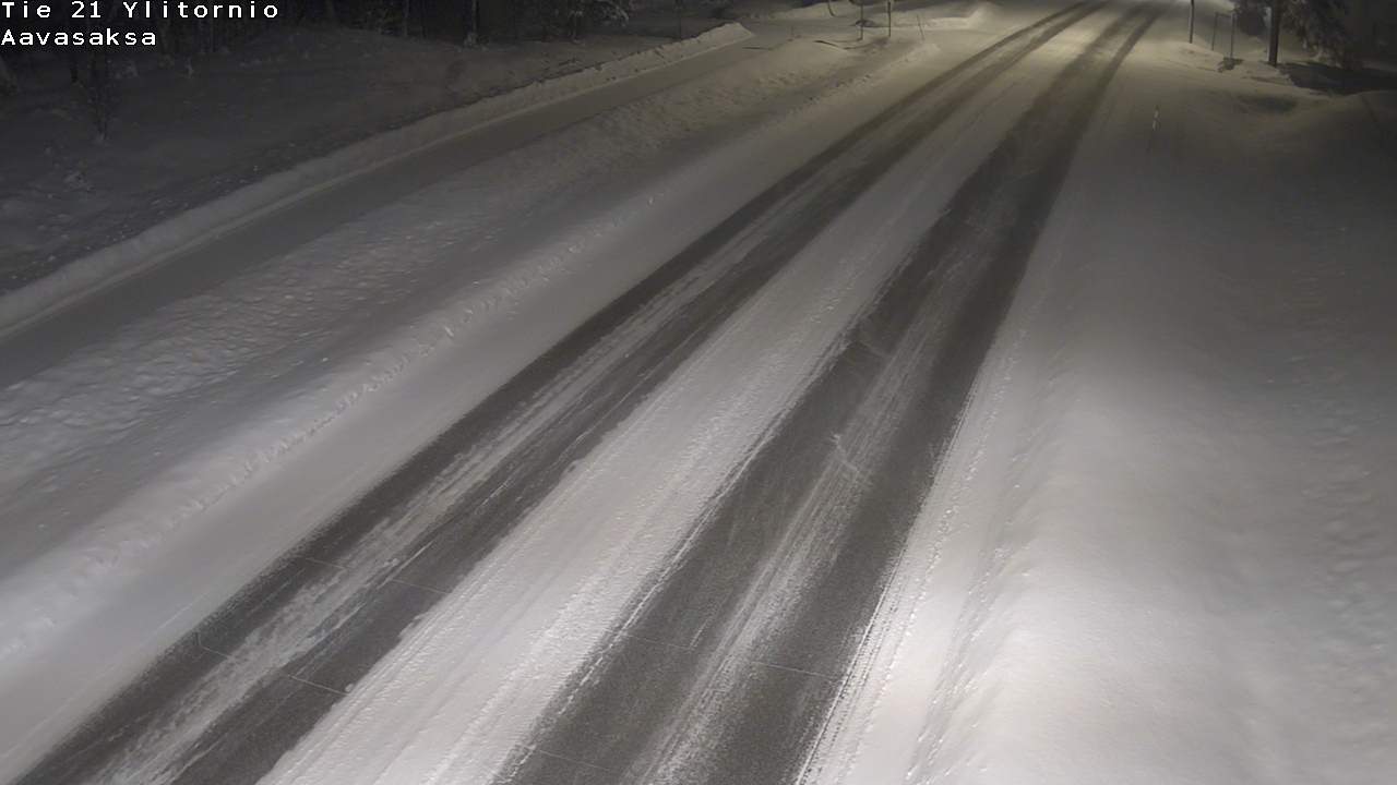 Weather Camera Image Väg 21 Ylitornio_Aavasaksa, Muonio, Lappi