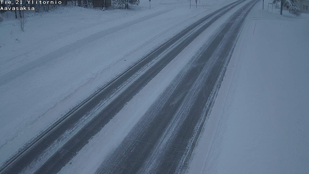 Weather Camera Image Väg 21 Ylitornio_Aavasaksa, Muonio, Lappi
