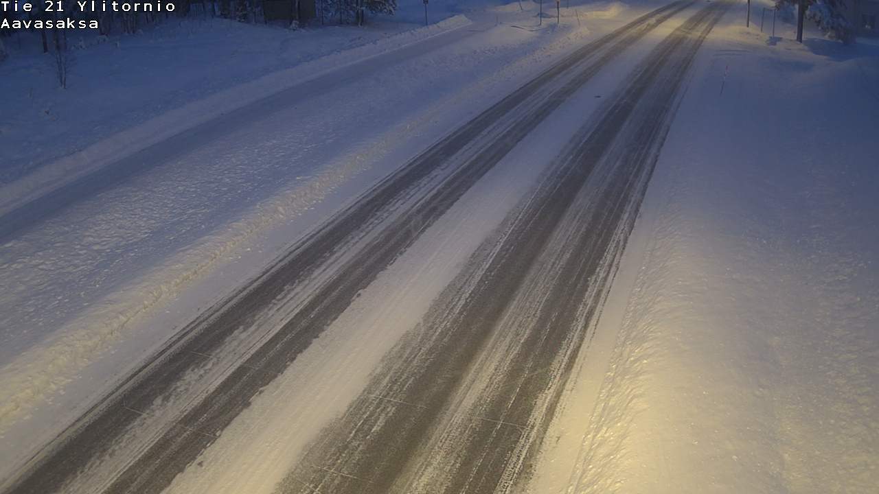 Weather Camera Image Väg 21 Ylitornio_Aavasaksa, Muonio, Lappi