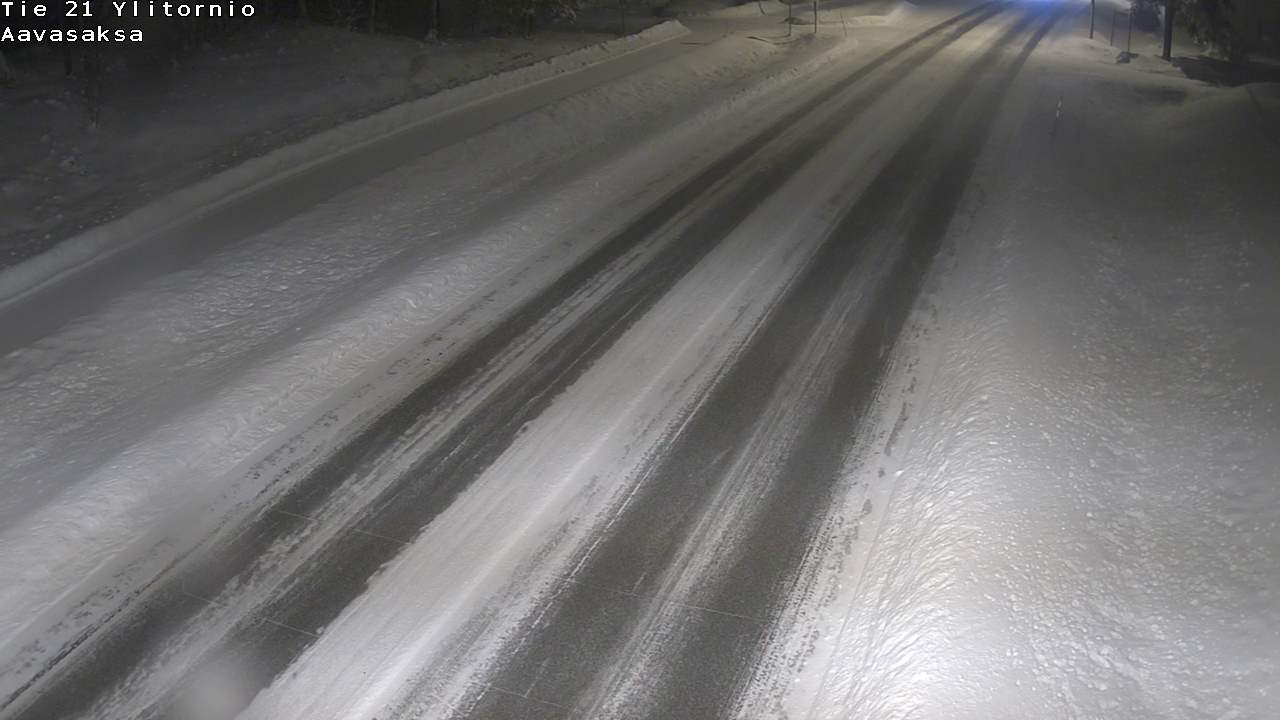 Weather Camera Image Väg 21 Ylitornio_Aavasaksa, Muonio, Lappi