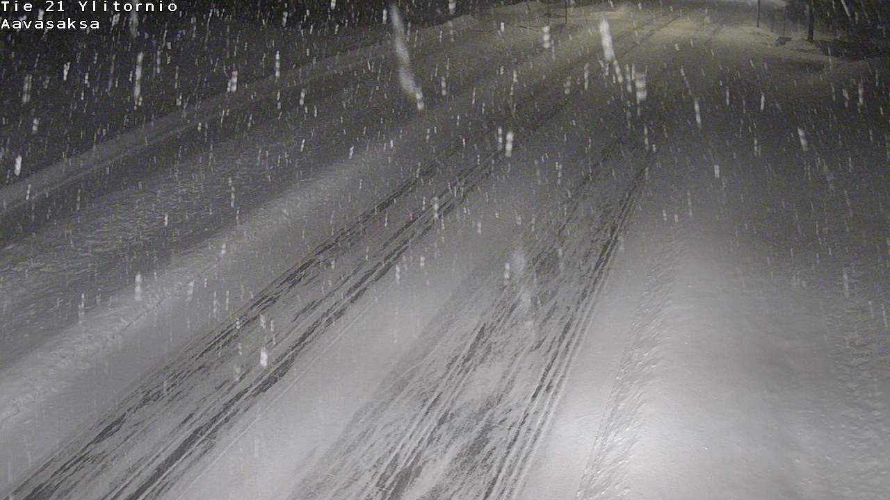 Weather Camera Image Väg 21 Ylitornio_Aavasaksa, Muonio, Lappi