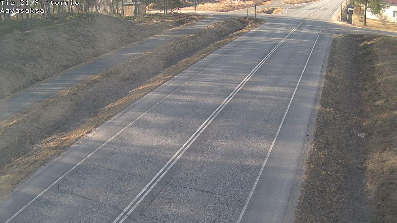Weather Camera Image Väg 21 Ylitornio_Aavasaksa, Muonio, Lappi