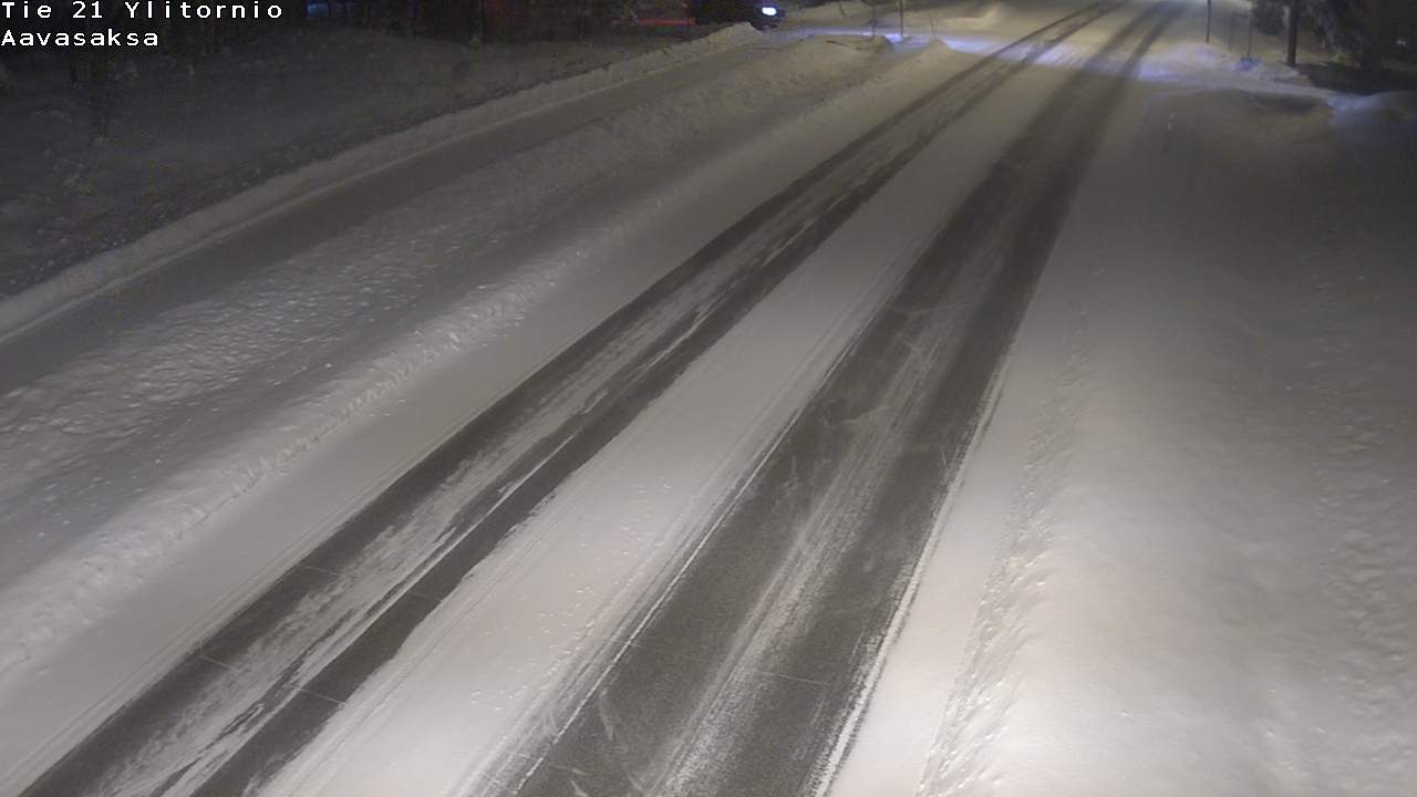 Weather Camera Image Väg 21 Ylitornio_Aavasaksa, Muonio, Lappi