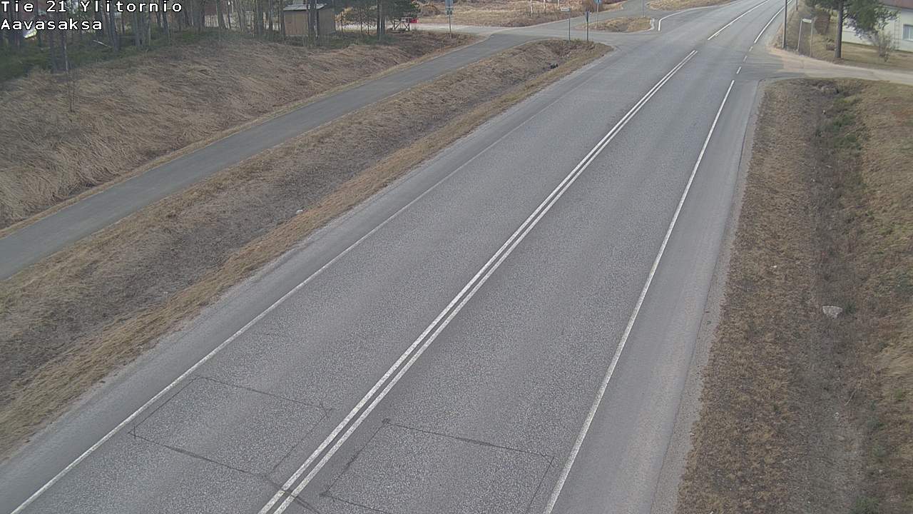 Weather Camera Image Väg 21 Ylitornio_Aavasaksa, Muonio, Lappi