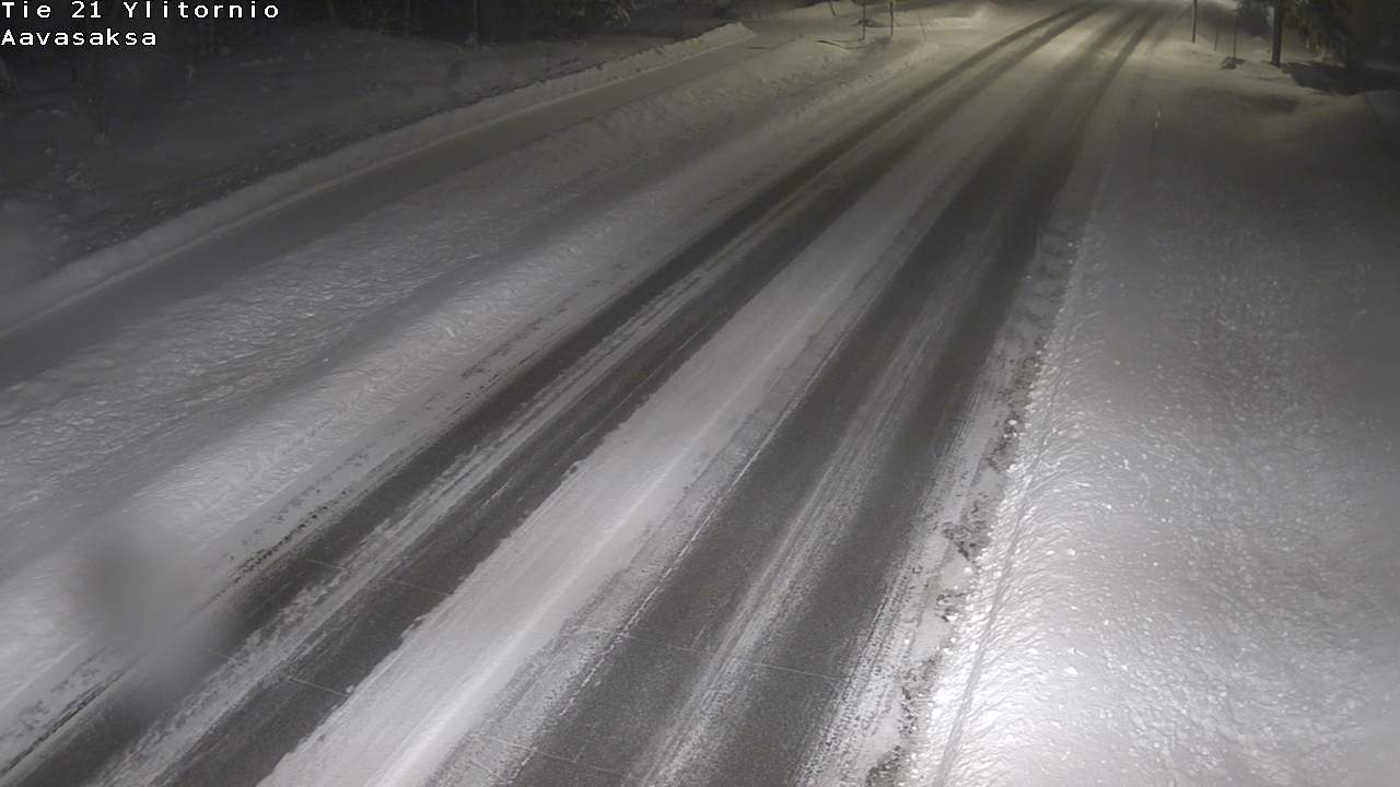Weather Camera Image Väg 21 Ylitornio_Aavasaksa, Muonio, Lappi